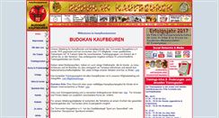 Desktop Screenshot of budokan-kaufbeuren.de