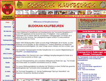 Tablet Screenshot of budokan-kaufbeuren.de